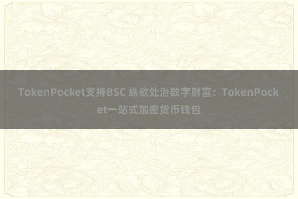 TokenPocket支持BSC 纵欲处治数字财富：TokenPocket一站式加密货币钱包